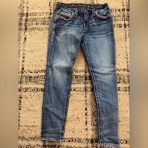 Rock Revival Dark Blue Denim Jeans